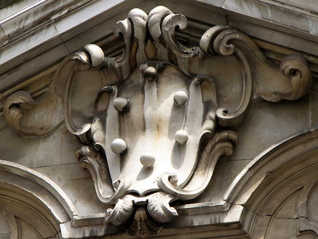 Medici coat of arms, Church of the United Greeks, Livorno