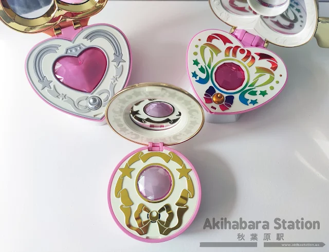 Proplicas Sailor Mon Article, Cosmic Heart Compact, Crisis Moon Compact y Cristal Star