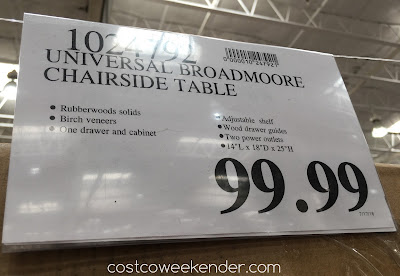 Deal for the Universal Broadmoore Chairside Table at Costco
