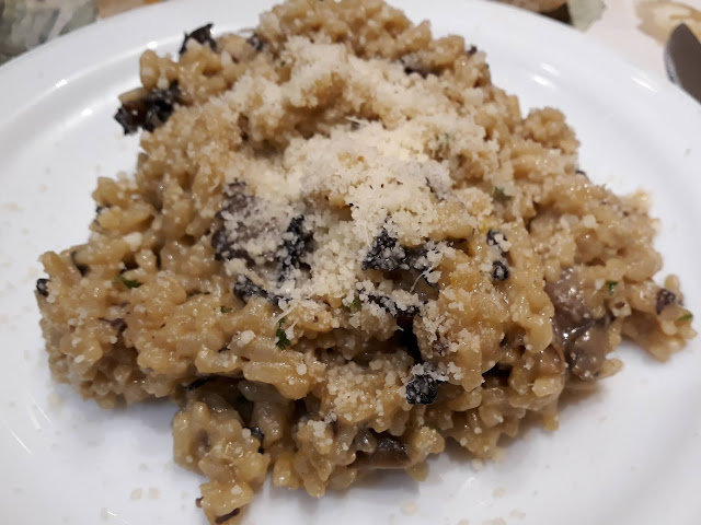 Arroz meloso con setas variadas