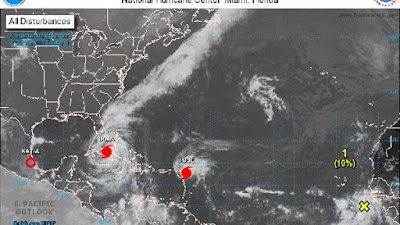 Se forma una onda tropical en el Atlántico