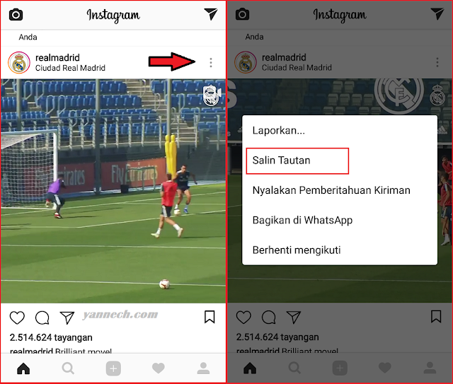 Cara Menyimpan Video Instagram Ke Gallery Tanpa Aplikasi