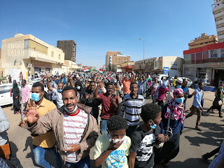 Sudanese protest 