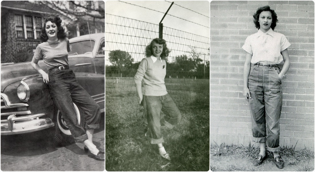 30 Cool Photos of the 1940s Women in Jeans ~ Vintage Everyday