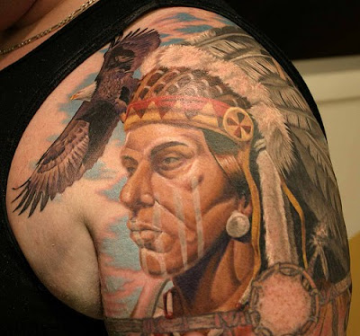 2011 Native American Tattoo ArtBest Inspirate Tattoos Design