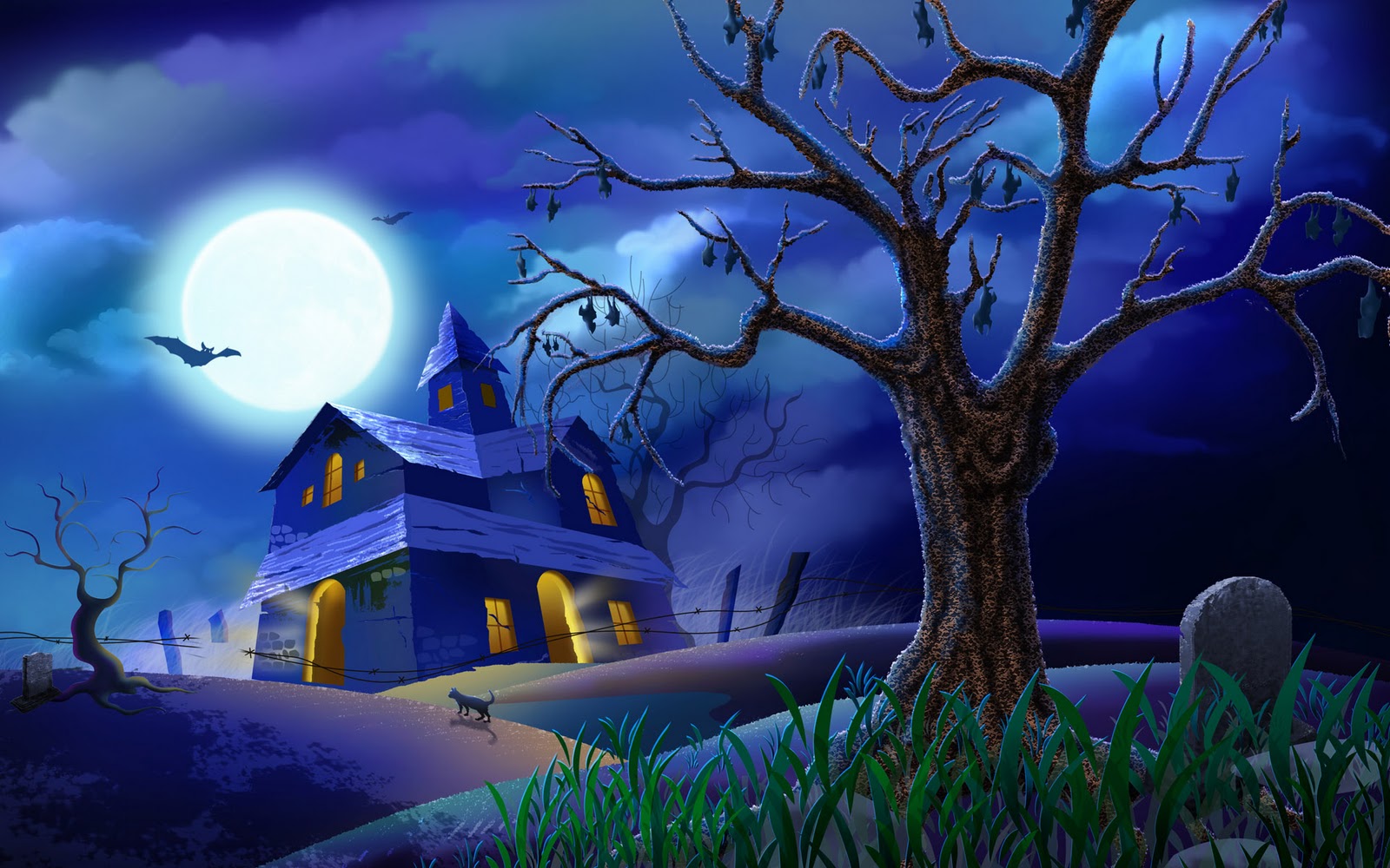 Free Games Wallpapers: Happy Halloween Wallpapers - Free Halloween ...