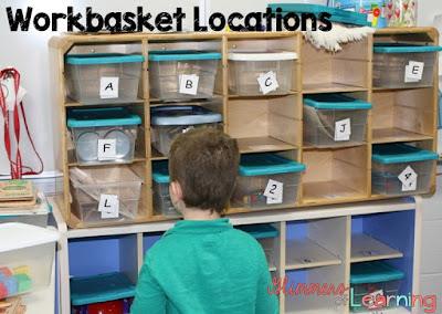 How I set up workbaskets in my classroom