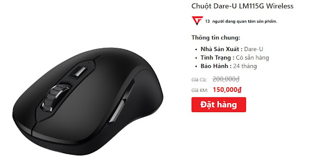 Những mẫu chuột không dây dưới 500k không nên bỏ qua