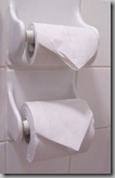 toilet rolls