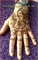 henna palm tattoo