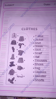  clothes - الملابس 