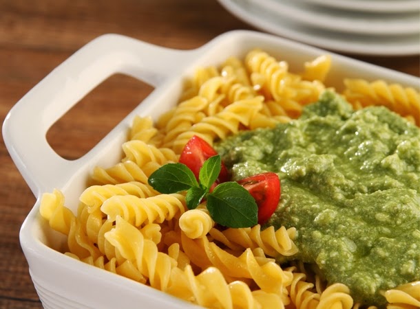 receita de fussili tivva ao pesto