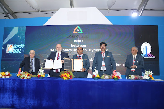 HAL and IAI signs MoU for cooperation in Maritime Surveillance Radars at Aero India 2023