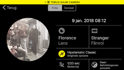 Schermafbeelding Hipstamatic-instellingen Florence + Stranger