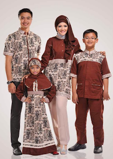 Gambar Baju Muslim Batik Sarimbit untuk Lebaran 