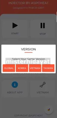 APK PUBG Mobile By ASPCHEAT V7 Mod Injector For Non Root
