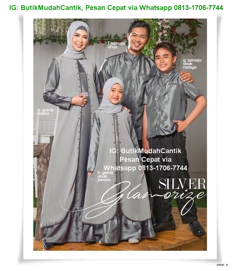  Baju  Seragam Lebaran Keluarga  2019 Gambar Islami