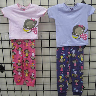 image 2pair girl's pjs recalled