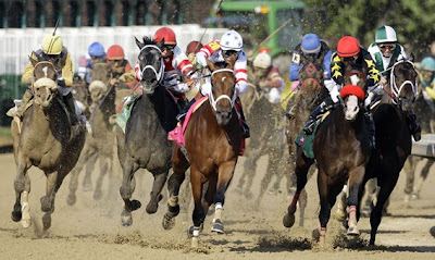 Kentucky Derby on Riding Big Brown  20  Takes The Lead During The 134th Kentucky Derby