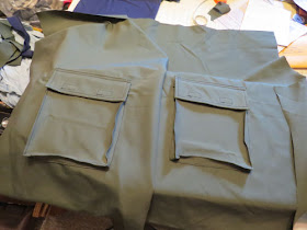 sewing a pair of hiking pants