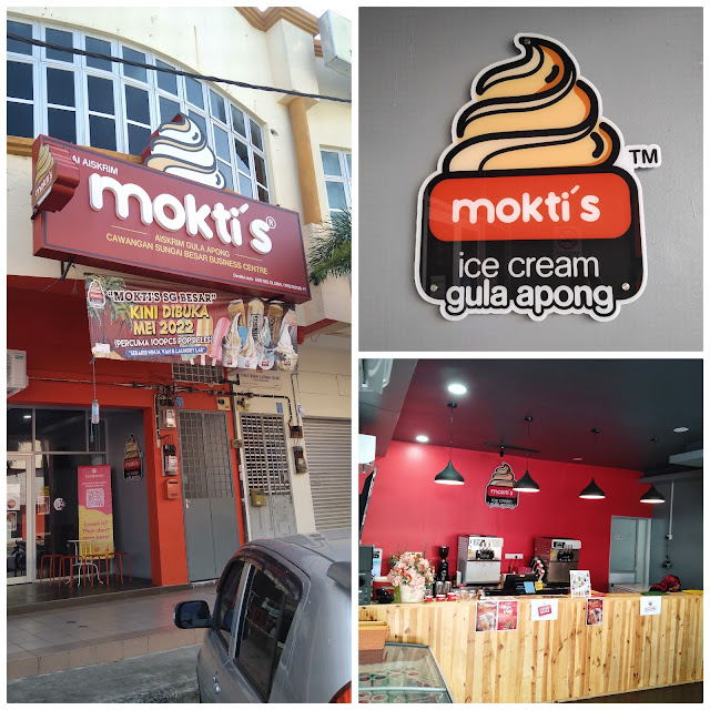 Aiskrim gula apong Mokti's