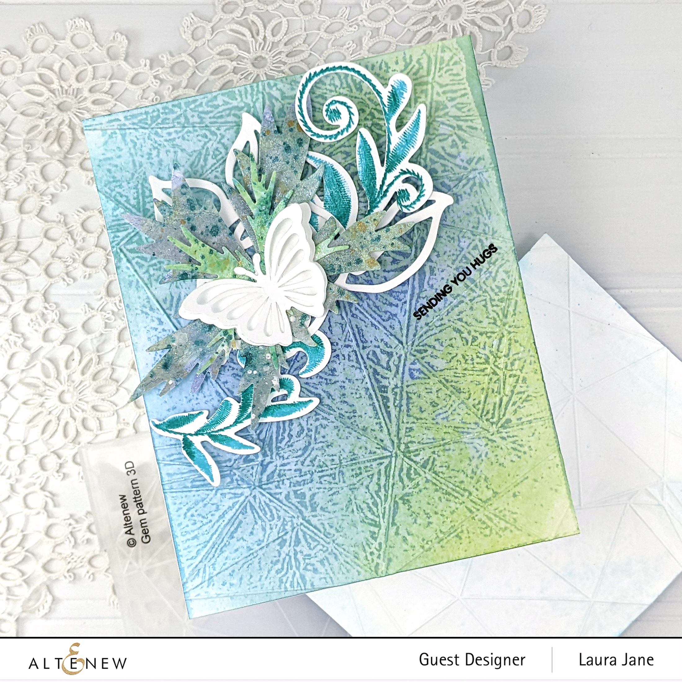 Altenew - 3D Embossing Folder - Gems