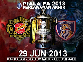 Live Streaming Kelantan vs Johor Darul Takzim (JDT) 29 Jun 2013 - Final Piala FA
