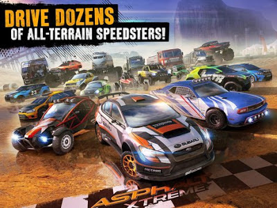 Download Asphalt Xtreme v1.1.0g Mod APK+DATA (Cars Unlocked) Full HD Terbaru Gratis