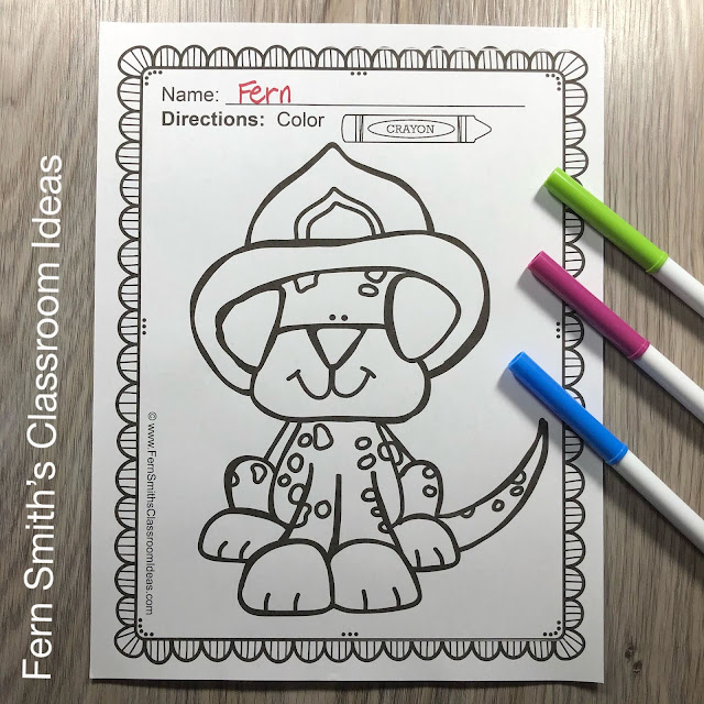 Click here to download this Fire Safety Coloring Pages Coloring Fun Coloring Book for YOUR CLASSROOM today!