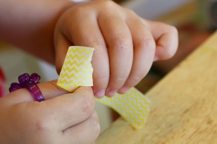 washi tape craft for kids