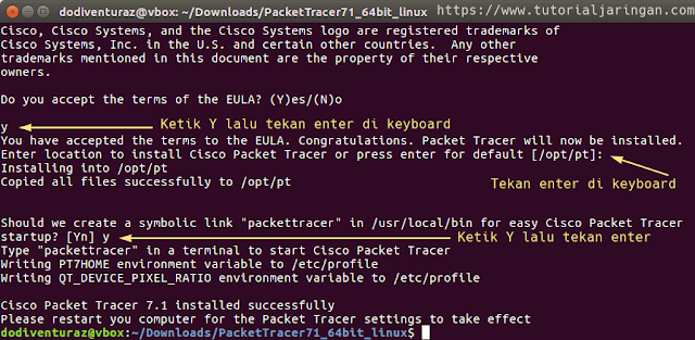 Cara Install Cisco Packet Tracer 7.1 di Ubuntu 16.04 LTS