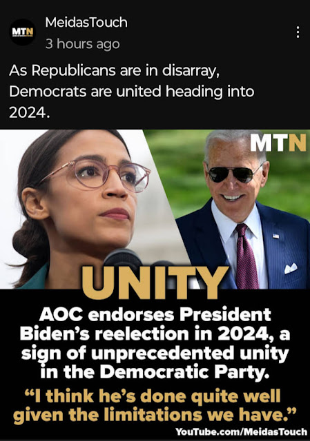 AOC endorses BIDEN - me too - if he survives till election day we win - Kamala would be a great President if Joe Dies in Office - meme - gvan42