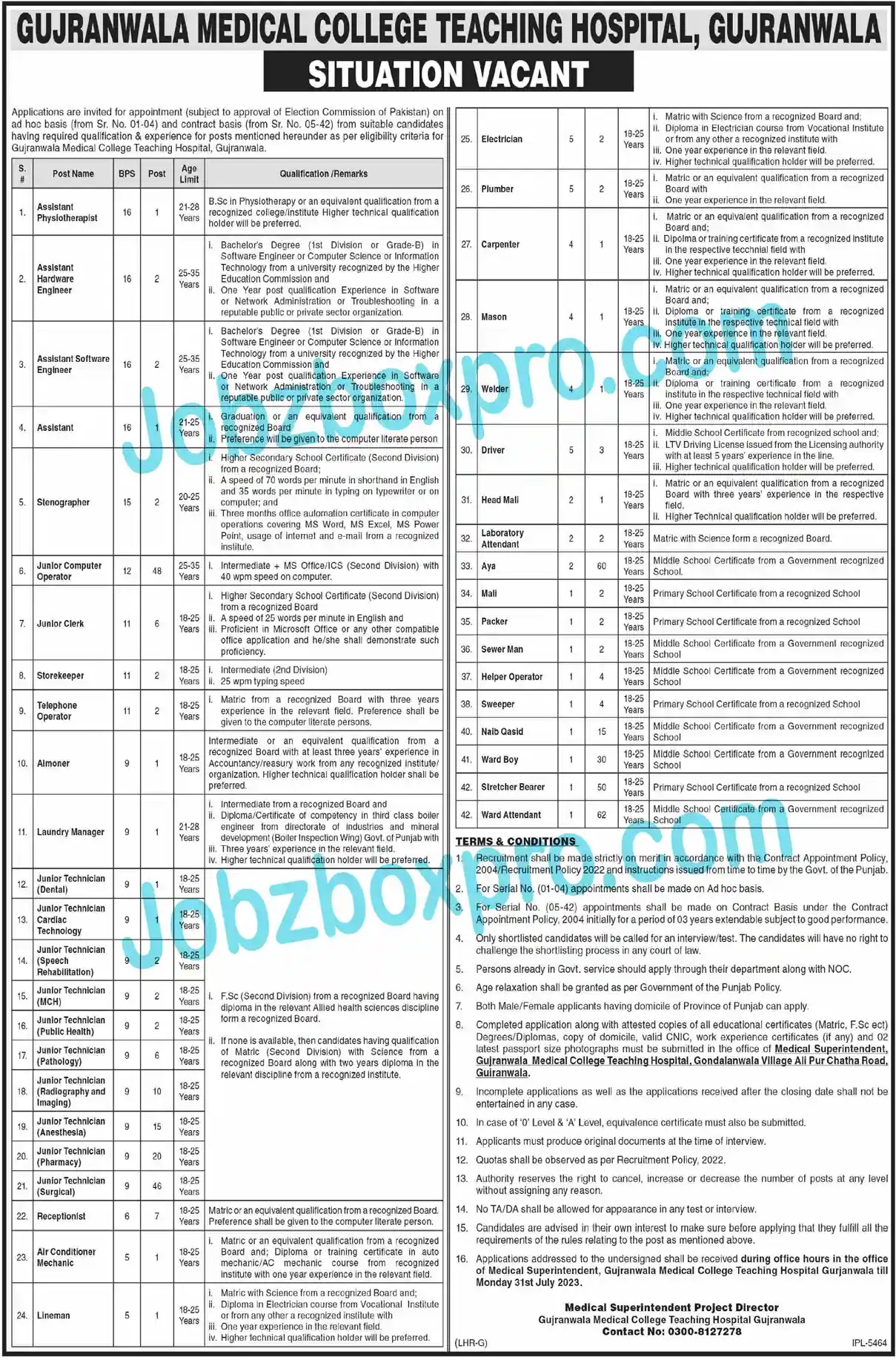 Gujranwala Medical College Teaching Hospital