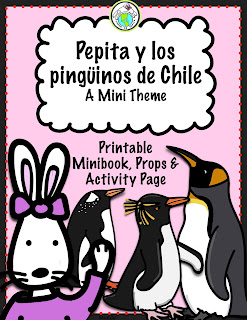 Penguins of Chile Spanish Activity Pack