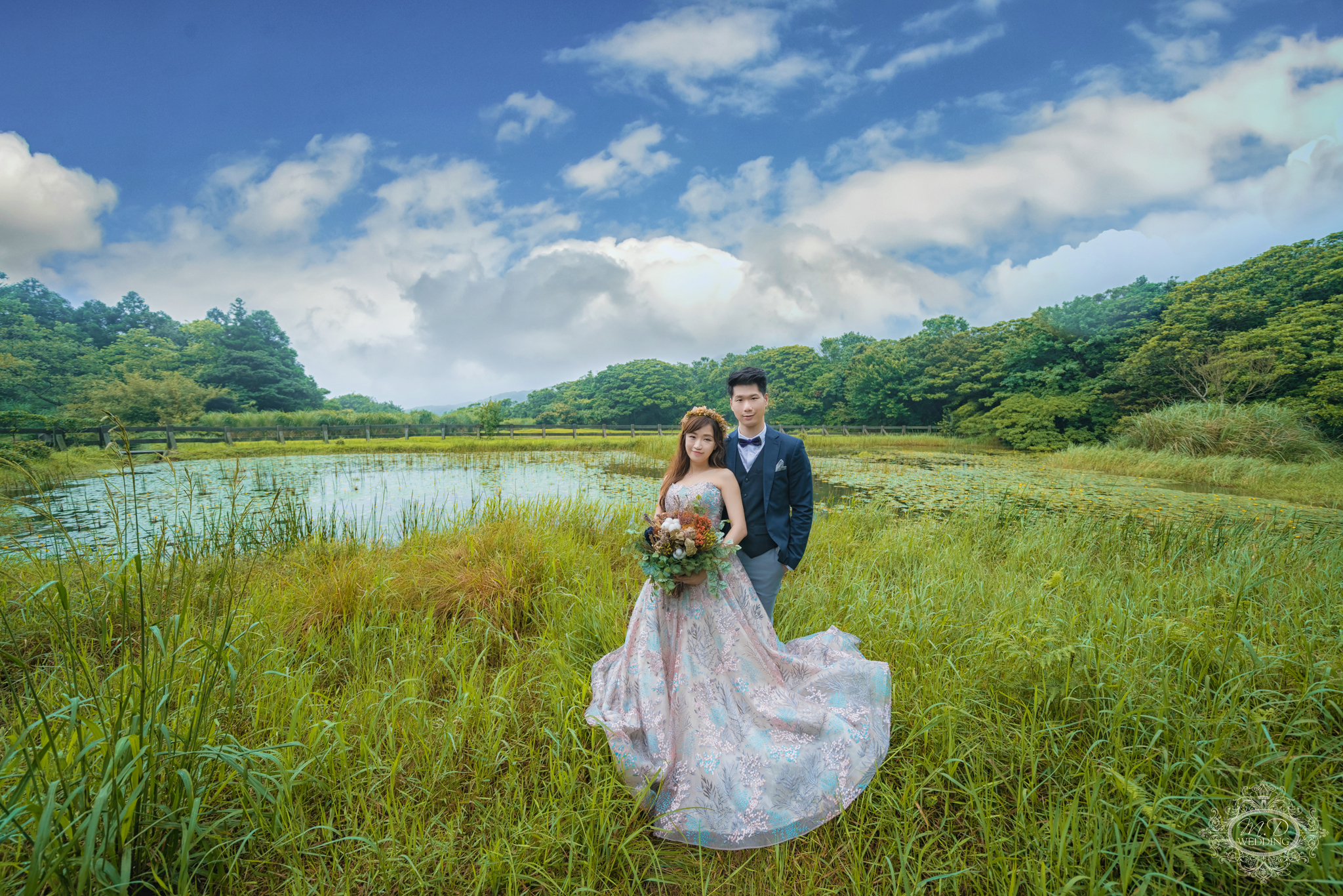 繡球花婚紗 台北婚紗推薦 浪漫風格婚紗