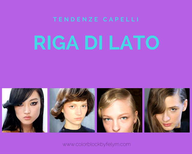 tendenze capelli autunno inverno 2016- 2017 acconciature riga di lato side parting hairstyle winter trend mariafelicia magno blogger colorblock by felym beauty blog beauty blogger beauty tips