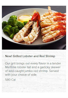 Red Lobster Canada Menu Prices July 8 - September 25, 2017