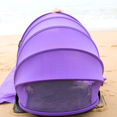 This Stuff Is A Portable Pop-Up Personal Sun Shade Canopy By AirGoods That Covers Only Your Face 