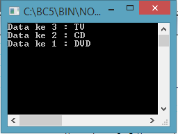 contoh program stack menggunakan array 3 contoh program stack menggunakan array 3