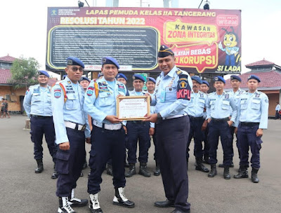 Lapas Pemuda Kelas IIA Tangerang, Unit Pelaksana Teknis dibawah Kanwil Kemenkumham Banten terus berkomitmen melaksanakan Pemasyarakatan sesuai dengan tata nilai PASTI