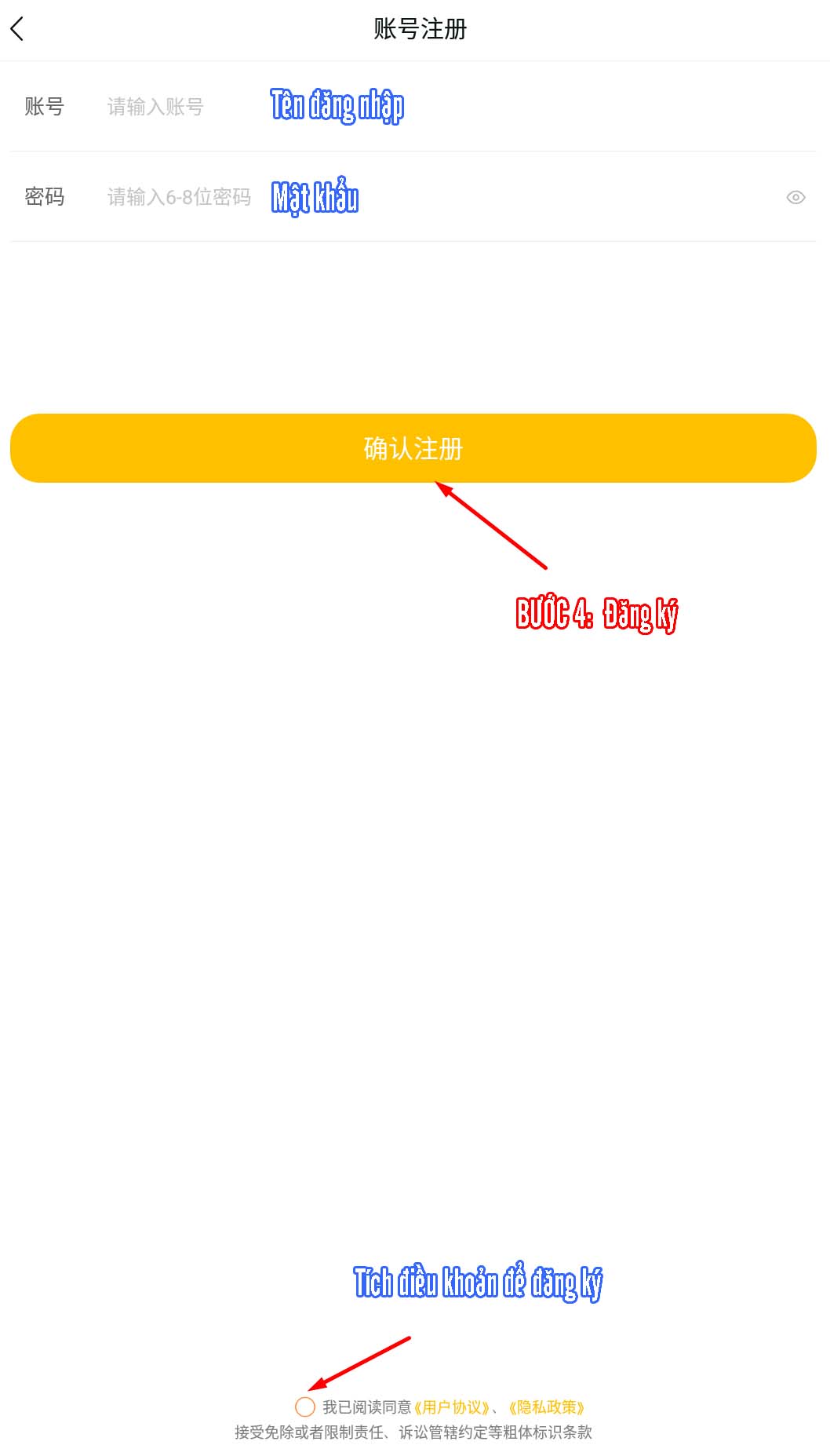 Cách đăng ký tài khoản App Milu chơi game Trung Quốc Mobile