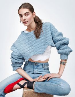 Women's Swagger Casual Crop Sweater