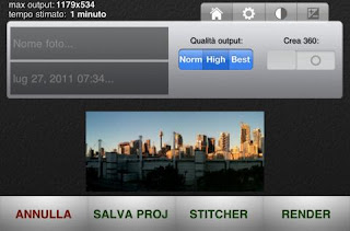 APP IPHONE PER SCATTARE FOTO PANORAMICHE