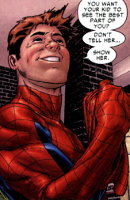 Peter Parker luciendo adorable