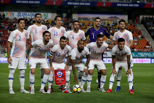 Formación de Chile ante Corea del Sur, amistoso disputado el 11 de septiembre de 2018