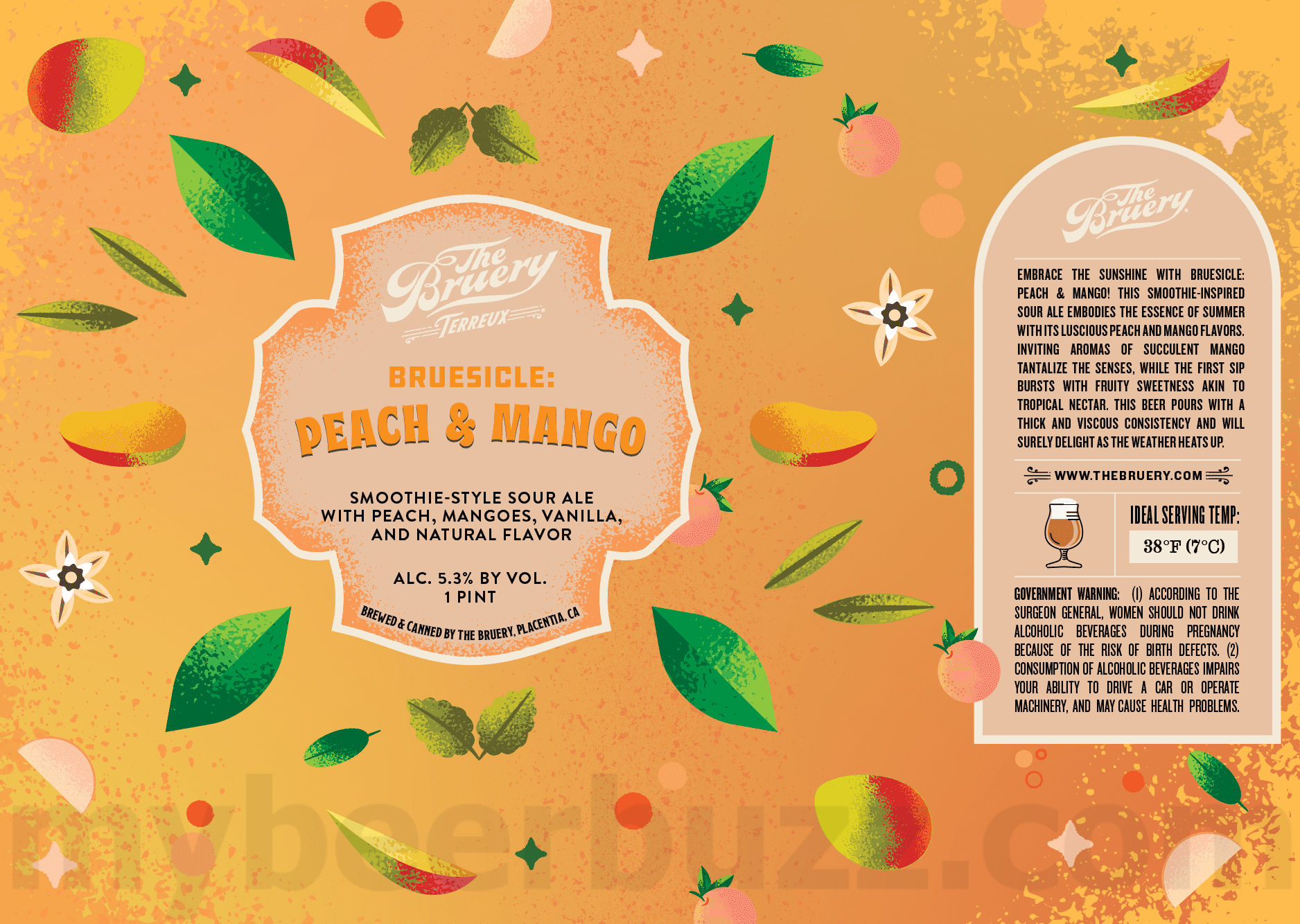 Bruery Terreux Adding Bruesicle: Peach & Mango
