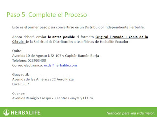 herbalife ecuador solicitud distribuidor en linea