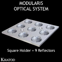 SQUARE HOLDER + 9 REFLECTORS