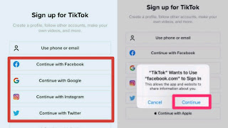 How to create a TikTok account