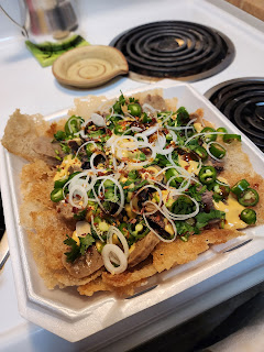 pho nachos from Duckies Roadside Cafe in Merrill Iowa